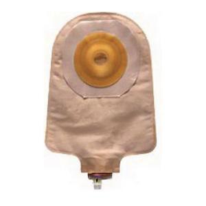 Image of Hollister Premier One-Piece Drainable Pouch, Convex, Pre-Cut, Flextend Skin Barrier, 1" Stoma, Transparent