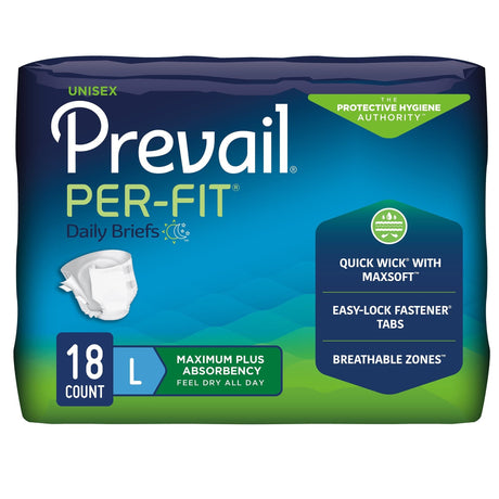 Image of Prevail Per-Fit Unisex Daily Briefs - Maximum Absorbency