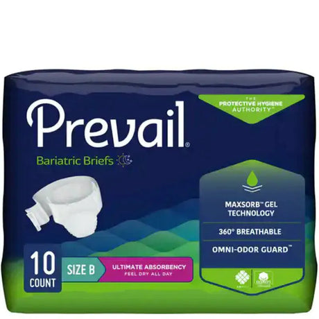 Image of Prevail® Unisex Bariatric Briefs - Specialty Sizes