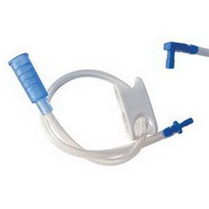 Image of Right Angle Feeding Extension Set with Y-port 18 fr