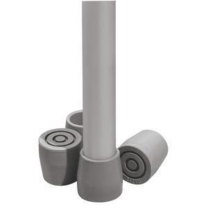 Image of Rubber Utility Replacement Tip, Gray, 1",4/Pkg
