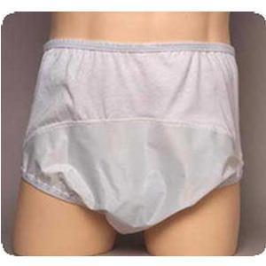 Image of Sani-Pant Lite Moisture-proof Pull-on Brief with Breathable Panel Large 38" - 44"