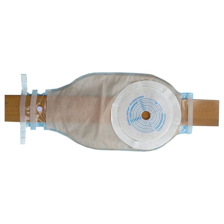 Image of Schena Ostomy EZ Clean™ One Piece Drainable Pouch, with Hydrocolloid Wafer/Perimeter Seal, Clear