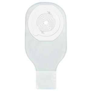 Image of Safe n' Simple 12" 1-Piece Drainable Pouch Tape Collar Transparent Cut-to-Fit 1 Curved Tail Closure