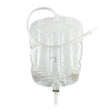 Image of Security+ Sterile Contoured Leg Bag with Anti-Reflux Valve, Tubing and Fabric Straps, 21 oz.