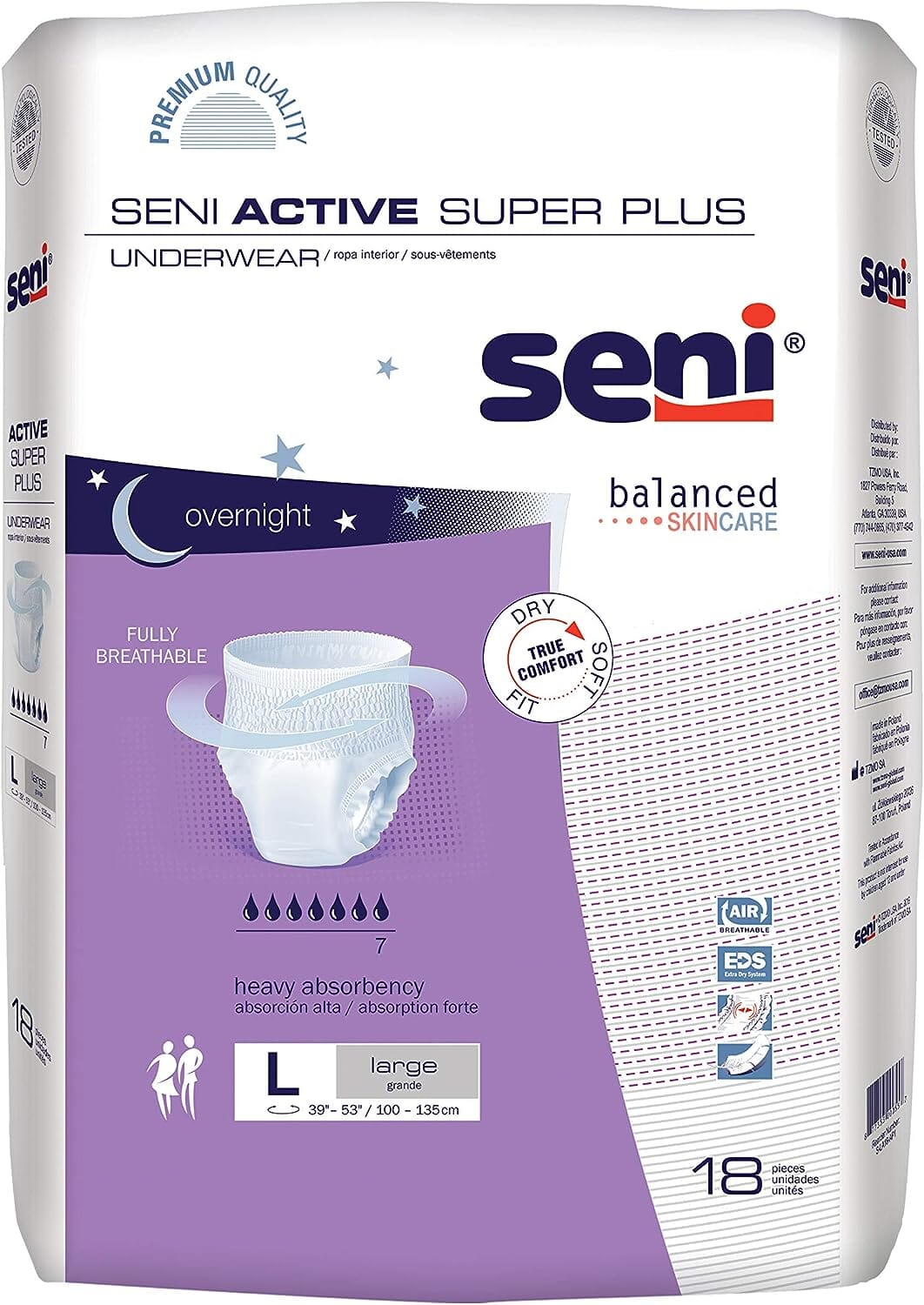 Image of Seni Active Super Plus Protective Underwear - Heavy Absorbency