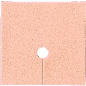 Image of Shapes 3.5" x 3.5" Tube PolyMeric Membrane Dressing