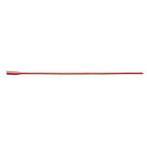 Image of Smooth Tip Red Rubber Intermittent Catheter 14 Fr 16"