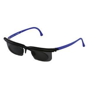 Image of Adlens Sundials™ Instantly Adjustable Eyewear Sunglasses Black and Blue Frame