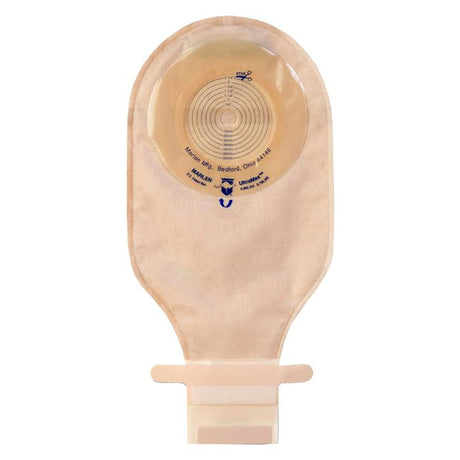 Image of SuperFlat Pouches 1-Piece Cut-To-Fit With Aquatack Hydrocolloid Barrier Transparent Backing Without Filter Kwick-Close Fastener