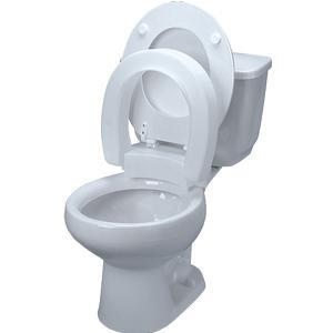 Image of Tall-Ette Elevated Hinged Toilet Seat, Standard