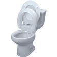 Image of Tall-ette® Hinged Elevated Toilet Seat Elongated 350lb, 20-1/4" x 14-3/4" x 3-3/4"