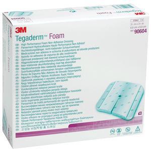 Image of Tegaderm Non-Adhesive Fenestrated Foam Dressing 3-1/2" x 3-1/2"