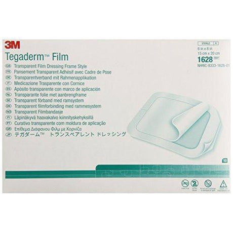 Image of Tegaderm Transparent Adhesive Film Dressing Frame Style 6" x 8"