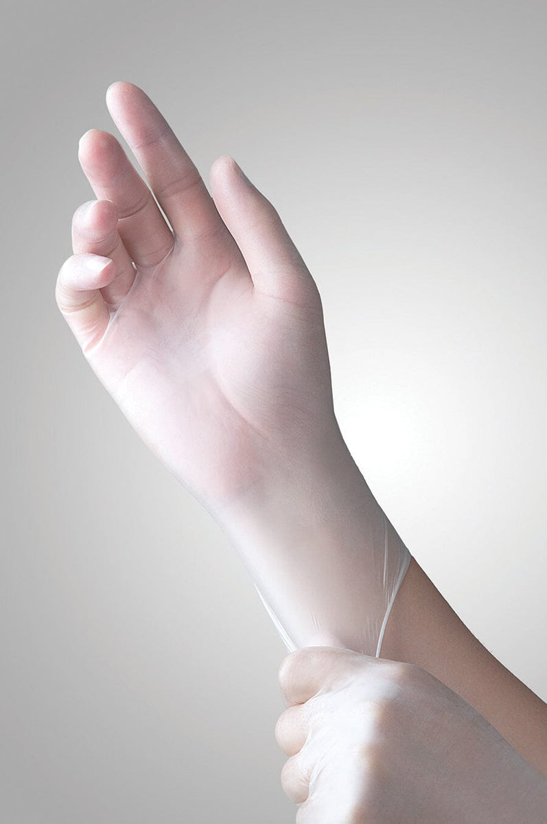 Tronex Vinyl Synthetic + Memory PowderFree Examination Gloves, Large