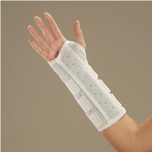 Image of Wrist and Forearm Splint with Binding, Right Universal, 10"