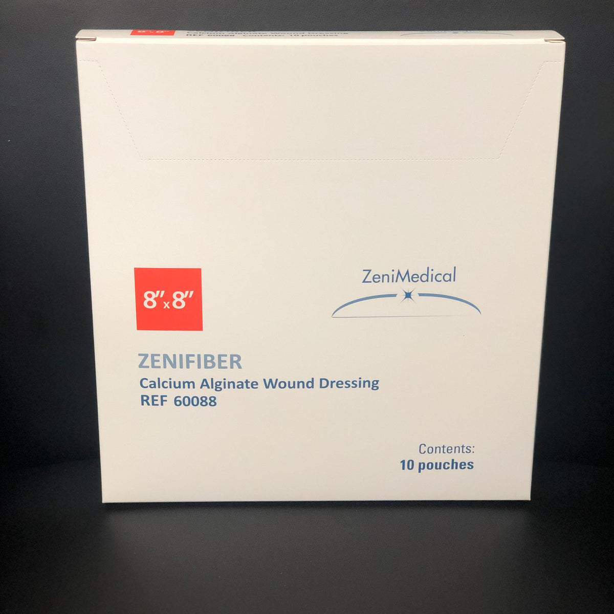 ZeniFiber Calcium Alginate Wound Dressing, 8 ZeniFiber Calcium Alginate Wound Dressing, 8