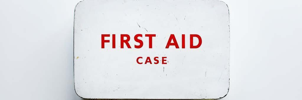 emergency first aid kit