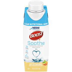 Image of BOOST SOOTHE, Peach-Mint, 8 fl Ounce Tetra Prisma