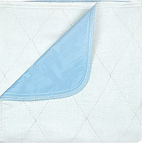 Image of Beck's Classic Ibex Re-Usable Underpad, Blue Vinyl, 34" x 36"