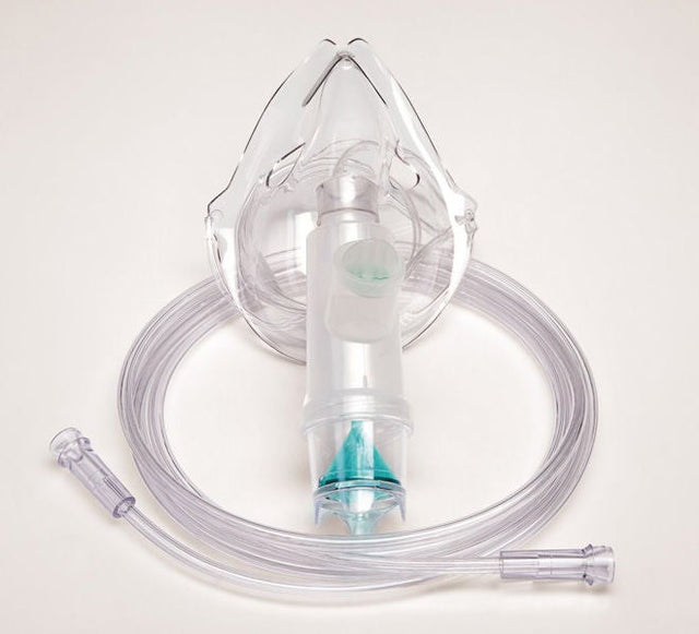 Image of Salter Labs Nebulizer with Thread-Grip, Elastic Strap, Aerosol Mask, 7Ft tubing