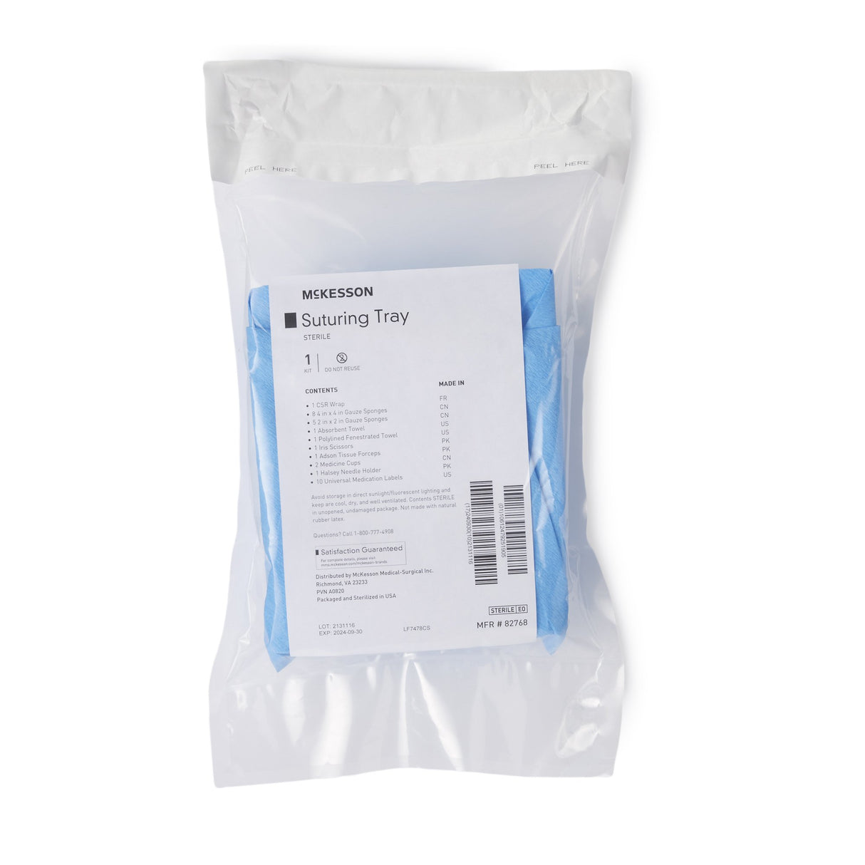 McKesson Suturing Tray