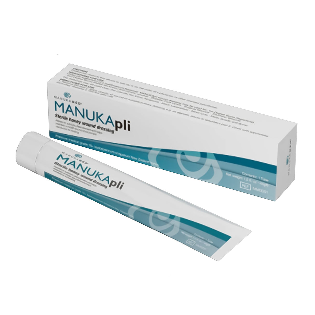 Image of ManukaPli Sterile Honey Wound Dressing Paste, 1.5 oz Tube