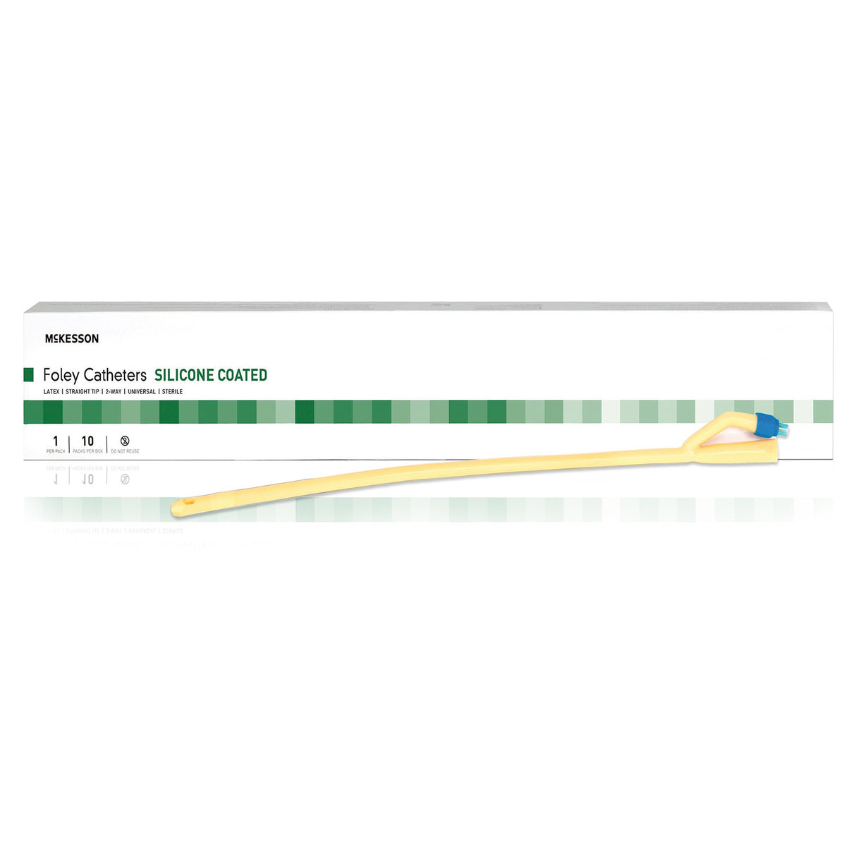 Image of McKesson Silcone-Elastomer Coated 2-Way Foley Catheter, Standard Tip