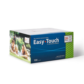 Image of EasyTouch Insulin Syringe 29G x 1/2", 1mL (100 count)