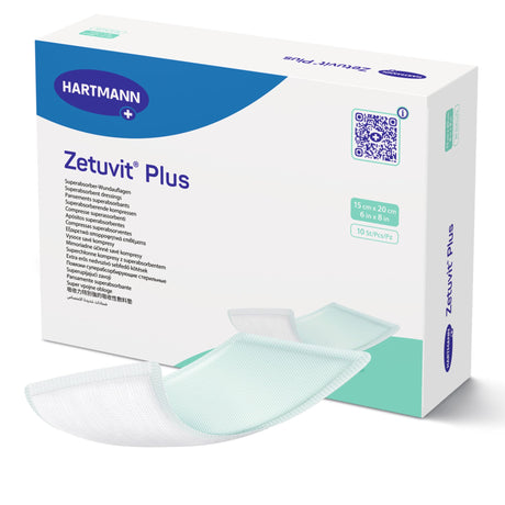 Image of Zetuvit Plus Non-Border Super Absorbent Dressings Without Adhesive