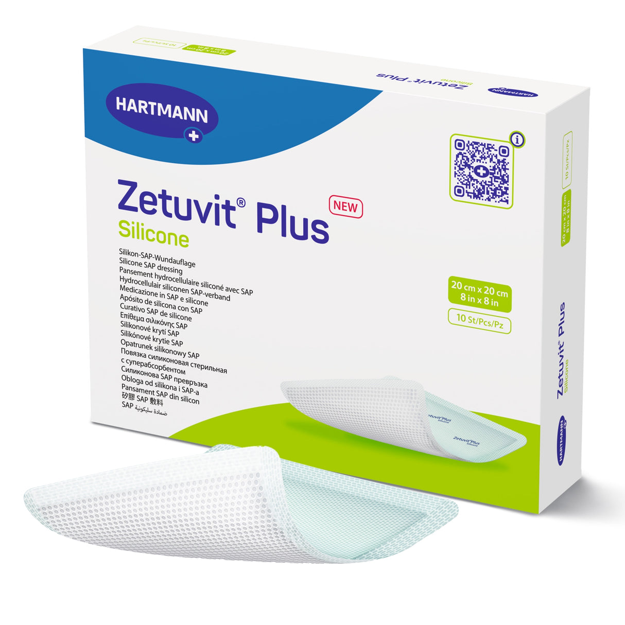 Image of Zetuvit Plus Silicone Non Border Superabsorbent Dressings