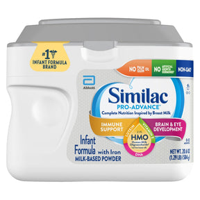 Image of Similac Pro-Advance Powder, Unflavored, 20.6 oz.