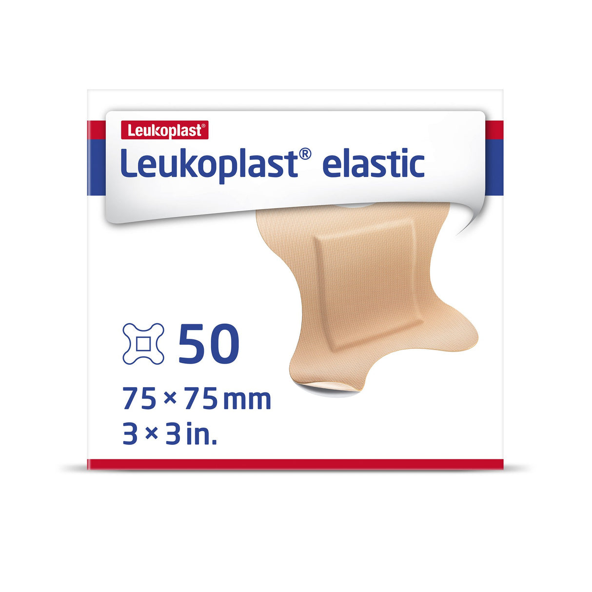 Image of Leukoplast Elastic Flexible Fabric First Aid Dressings (Formerly Coverlet)