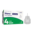 Image of Nano 2nd Gen Pen Needles, 4mm x 32G (100 count)
