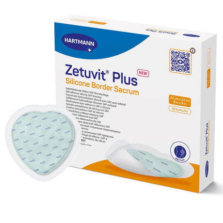 Image of Zetuvit Plus Silicone Border Adhesive Super Absorbent Dressings