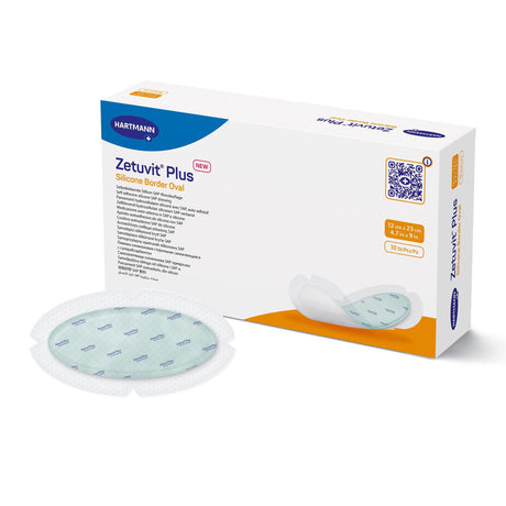 Image of Zetuvit Plus Silicone Border Adhesive Super Absorbent Dressings