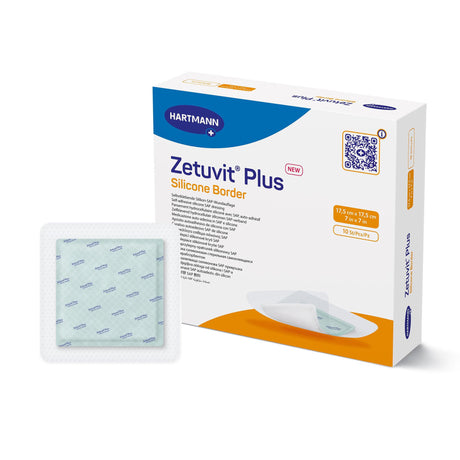Image of Zetuvit Plus Silicone Border Adhesive Super Absorbent Dressings