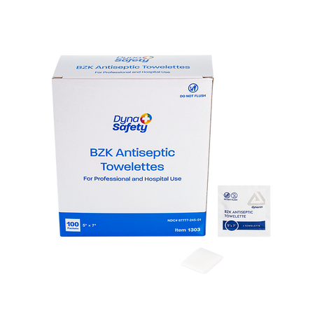 Image of BZK Antiseptic Towelette 5" x 7"