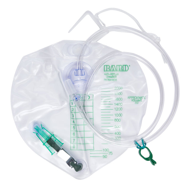 Image of Urinary Drainage Bag with Anti-Reflux Chamber 2,000 mL