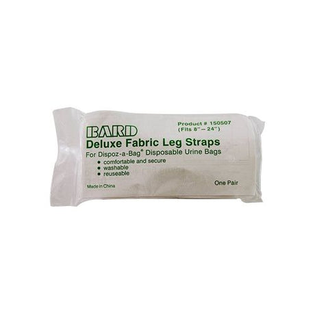 Image of Bard Deluxe Fabric Leg Bag Straps Reusable Latex-Free 24" x 3/4"
