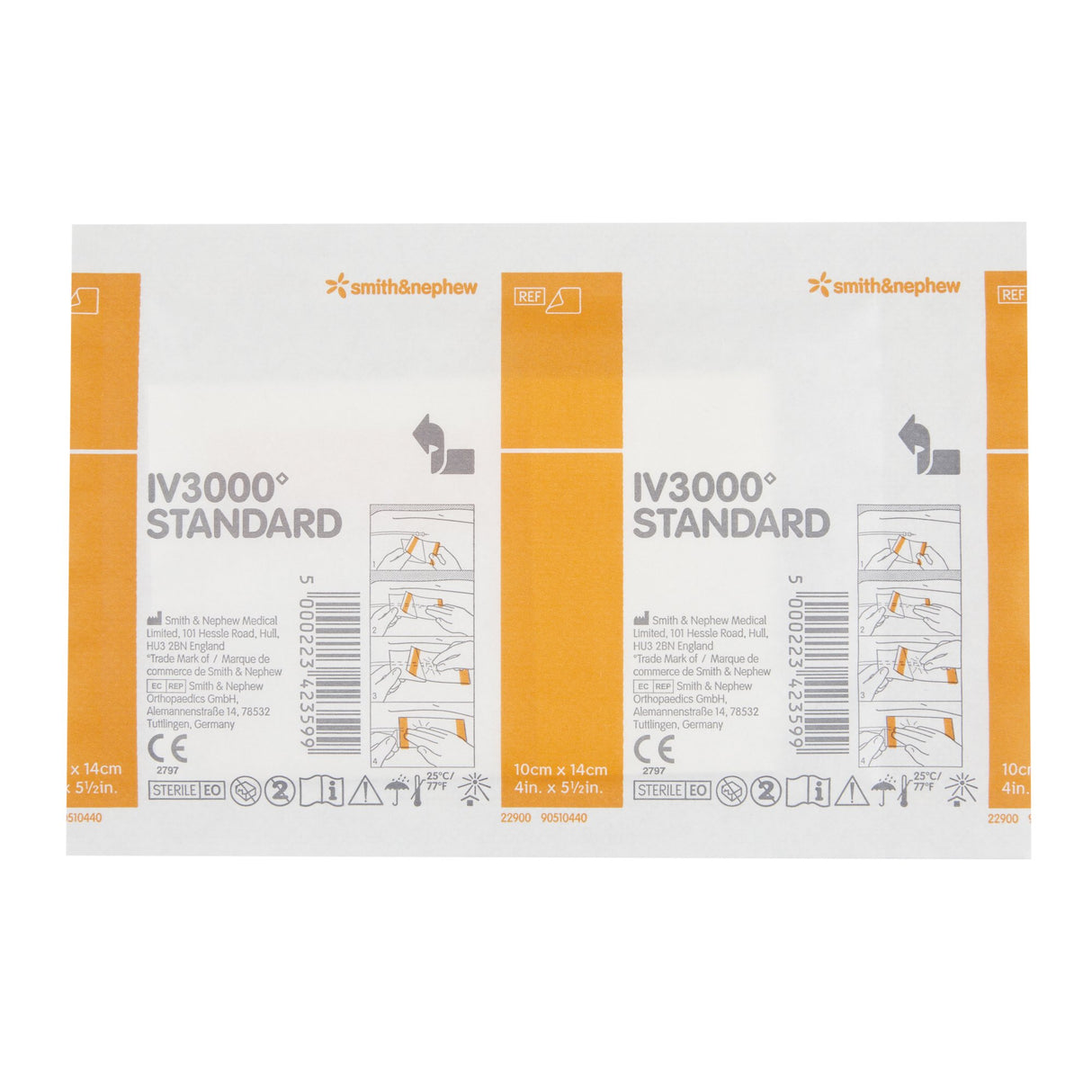 Opsite IV3000 Catheter Dressing 4" x 5-1/2"