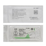 Image of Ethicon 1666G ETHILON® Nylon Suture 5-0, PS-2 19mm Precision Point Reverse Cutting Needle, 18", Black Monofilament