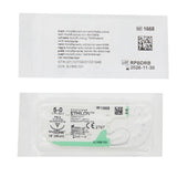Image of Ethicon 1668G ETHILON® Nylon Suture 5-0, PS-3 16mm Precision Point Reverse Cutting Needle, 18", Black Monofilament