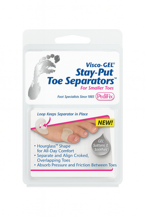 Image of Pedifix® Visco-GEL® Stay-Put Toe Separators™, Large
