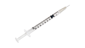 Image of Syringe 1mL S/T with Needle, 27 x3/8 IB