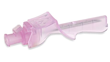 Image of BD Eclipse™ Thin Wall Hinged Safety Hypodermic Needle 25G x 5/8"