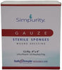 Image of Simpurity Antimicrobial Gauze Sponge, 4" x 4"