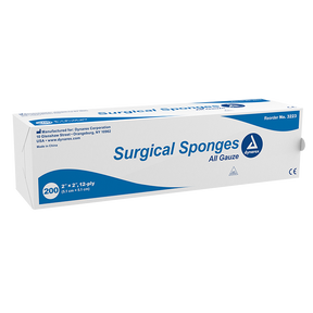 Image of Dynarex Gauze Sponges 2" x 2", 12-Ply, Non-Sterile