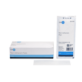 Image of Dynarex Non-Adherent Pad, 3" x 8" Large, Sterile