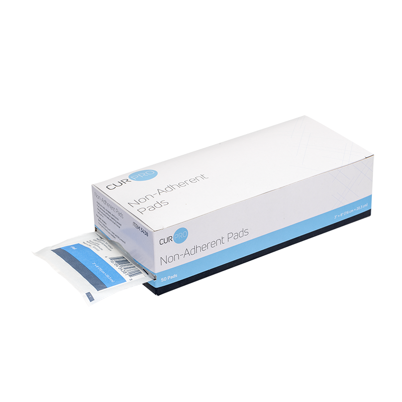 Image of Dynarex Non-Adherent Pad, 3" x 8" Large, Sterile
